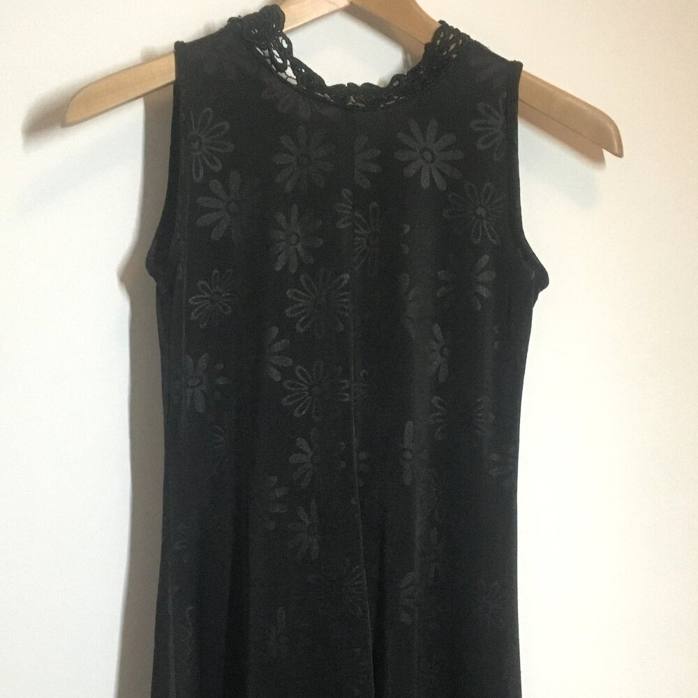 Black sheath dress